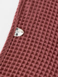 Bordo waffle havlu dokuma yapısı emicilik detayı