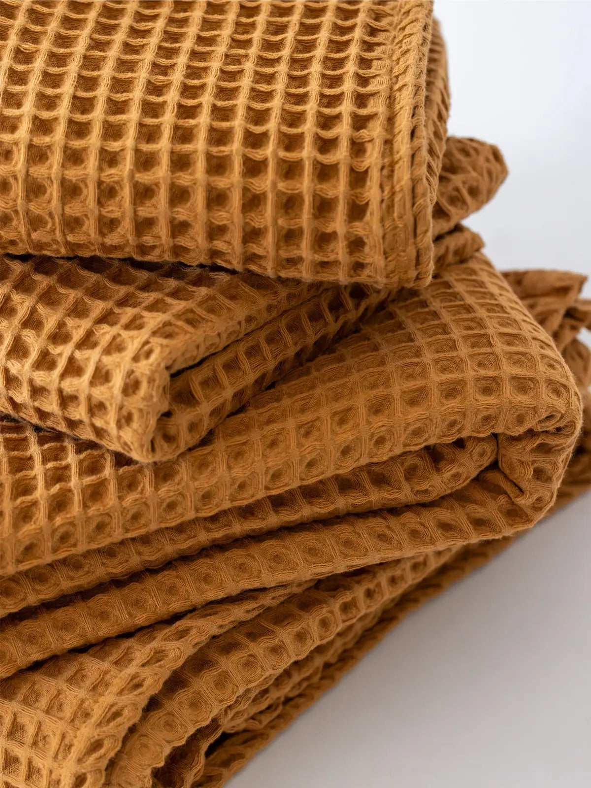 Karamel waffle havlu dokuma yapısı su emme özelliği