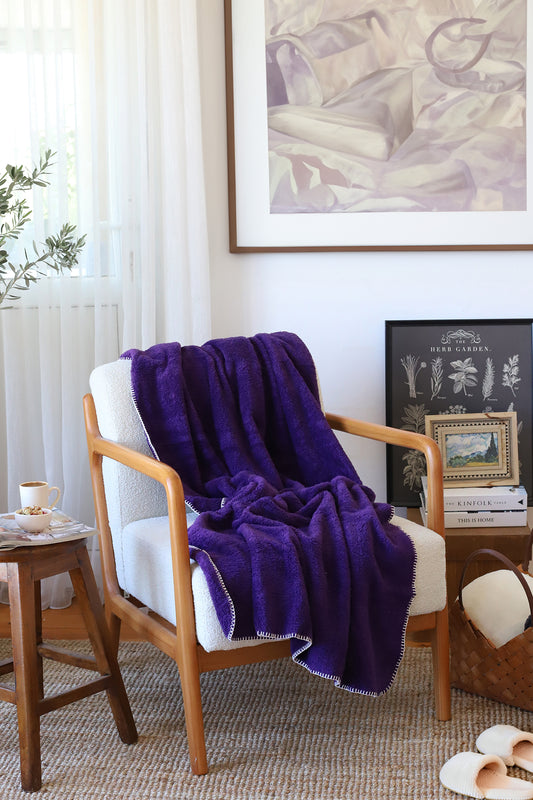 Wellsoft Polar TV Blanket, Soft Shaggy Single Sofa Cover Shawl 90x170 cm 