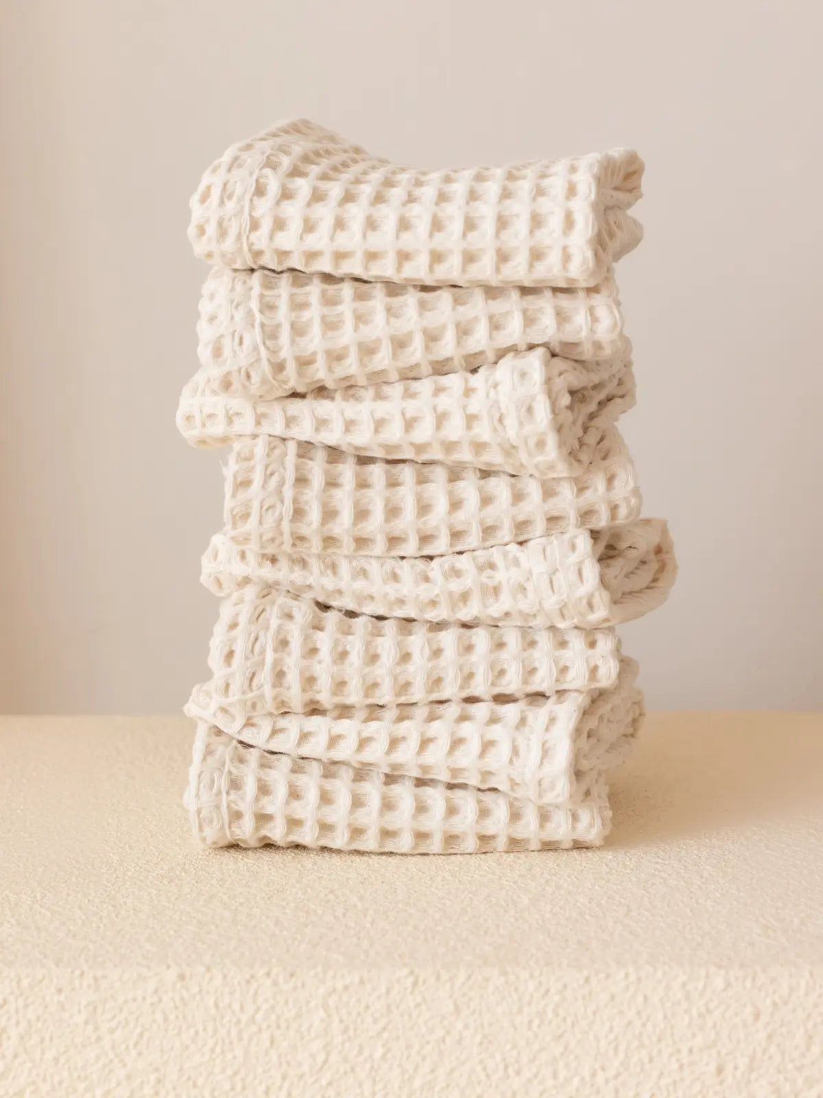 Natural washcloth yüz havlusu 37x37 cm waffle