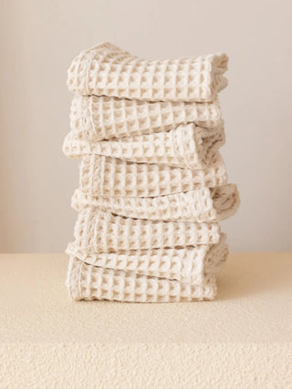 Natural washcloth yüz havlusu 37x37 cm waffle