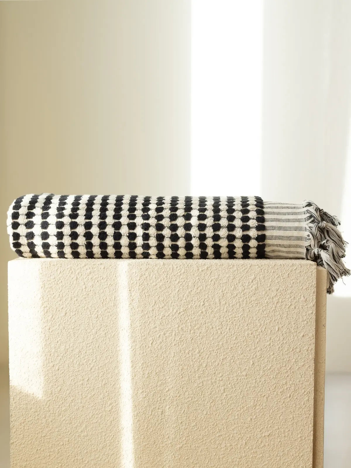 Antrasit nohut bubble el havlusu 50x90 cm kabarcık doku