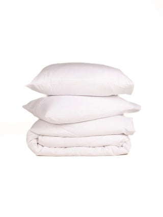 Beyaz stonewashed nevresim takımı, set içeriği, nevresim ve yastık kılıfı – %100 pamuk, OEKO-TEX, VivaMaison