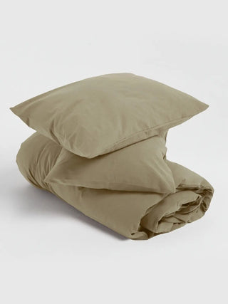Taş Rengi stonewashed nevresim takımı, katlanmış görünüm – %100 pamuk, OEKO-TEX, VivaMaison