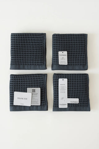 Waffle havlu seti 12 renk bir arada – %100 pamuk, OEKO-TEX, VivaMaison
