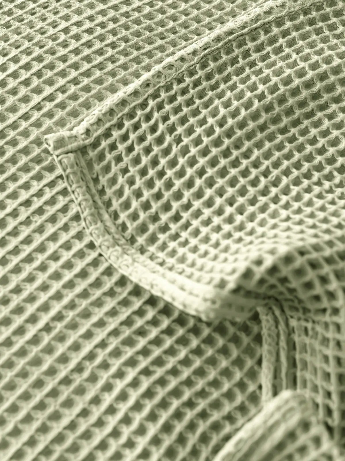 Adaçayı waffle pike yatak örtüsü yatak odası botanik dekorasyon görünümü