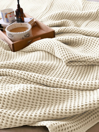 Natural waffle pike yatak örtüsü dalgalı döküm görünümü